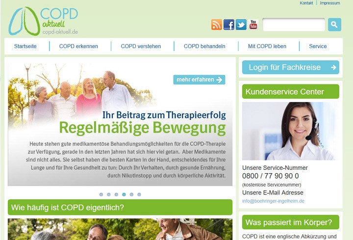 Website www.copd-aktuell.de